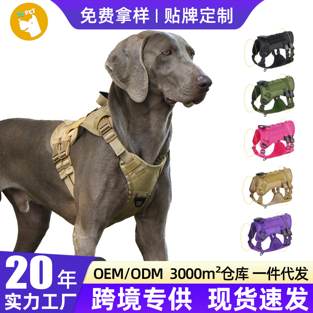 AyalaPet No-Pull Dog Harness and Leash Set - Reflective Adjustable Pet Vest for Small Medium Large Dogs - Escape-Proof Walking Gear (5 Colors & 3 Sizes)